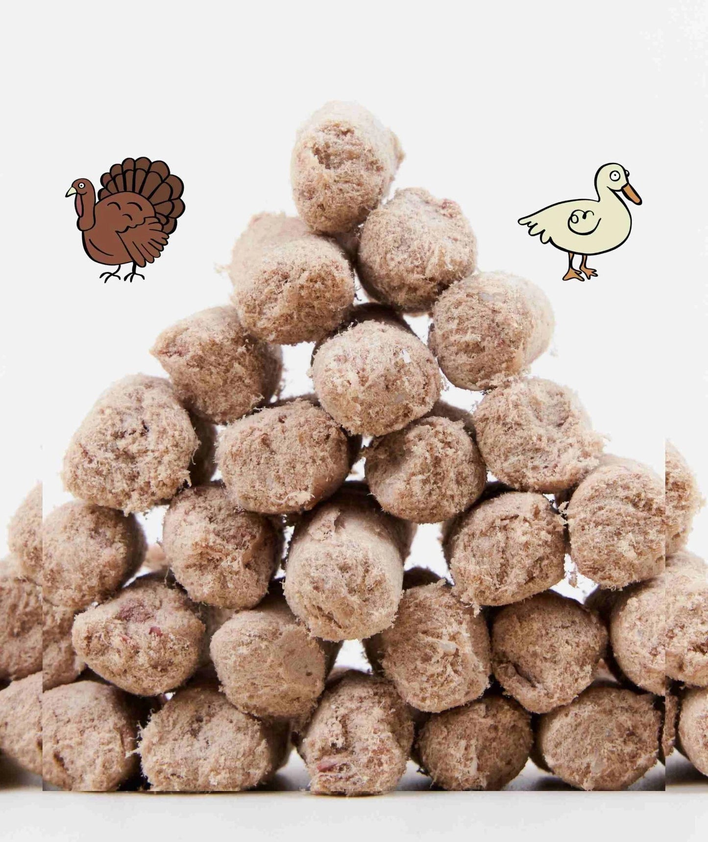 NOTTI: 2-in-1 Allergy Care Turkey & Duck Freeze-Dried Chunks