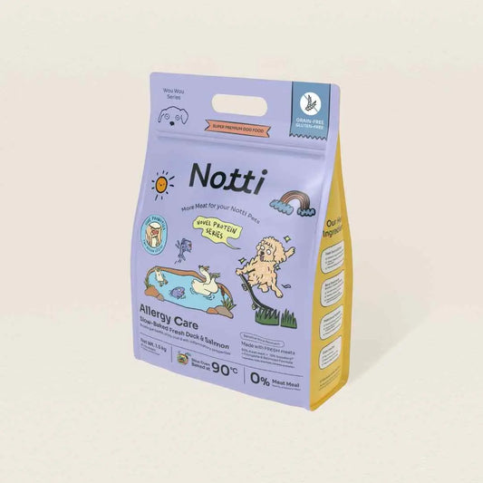 NOTTI: Allergy Care Slow-Baked Fresh Duck & Salmon (1.5kg)
