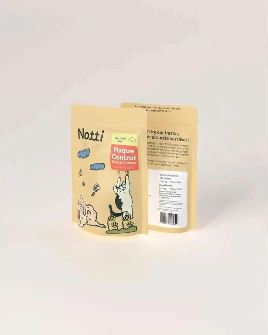 NOTTI: Plaque Control Dental Chews (For Dogs)