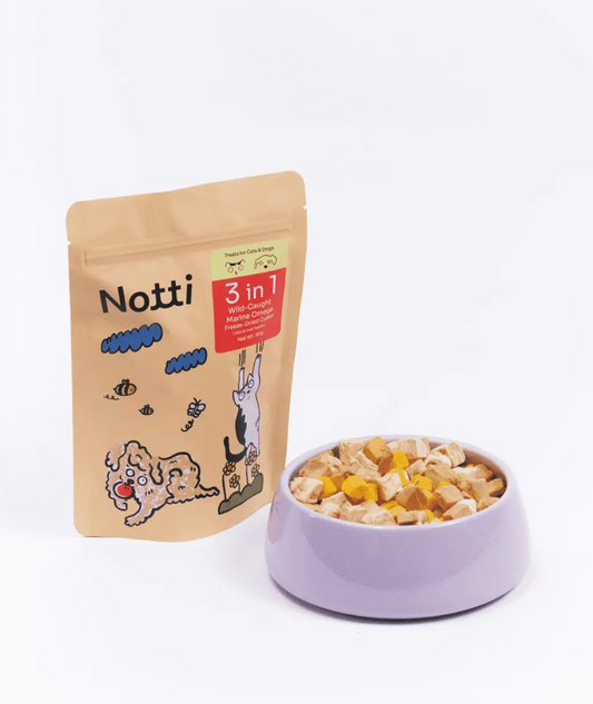 NOTTI: 3-in-1 Wild-Caught Marine Omega Freeze-Dried Cubes